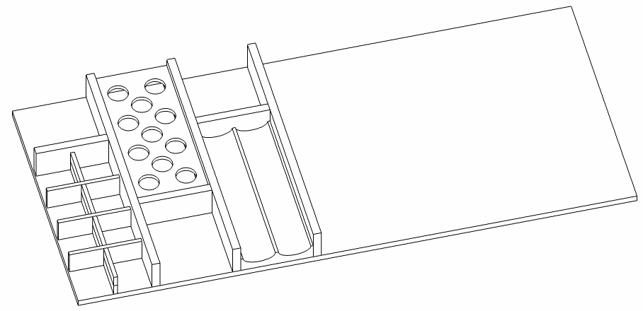 Heibad Schubkasteneinsatz Universal