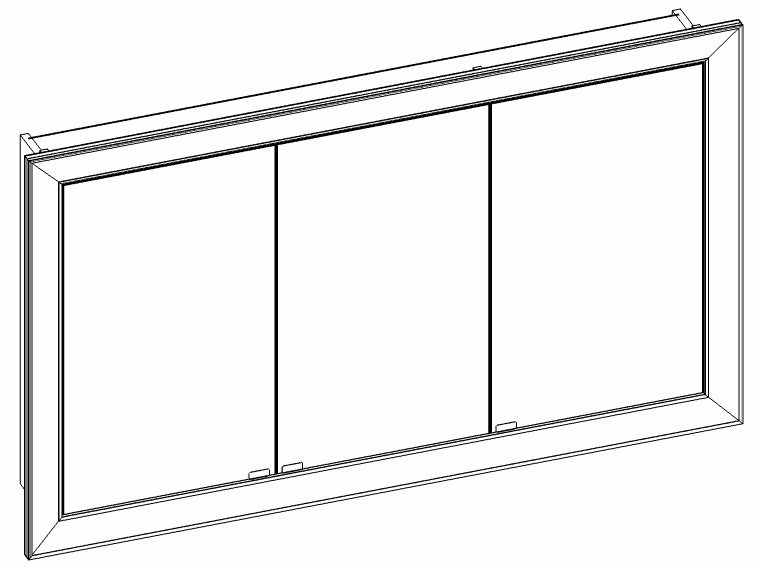 Heibad Spiegelschrank Rahmen Universal