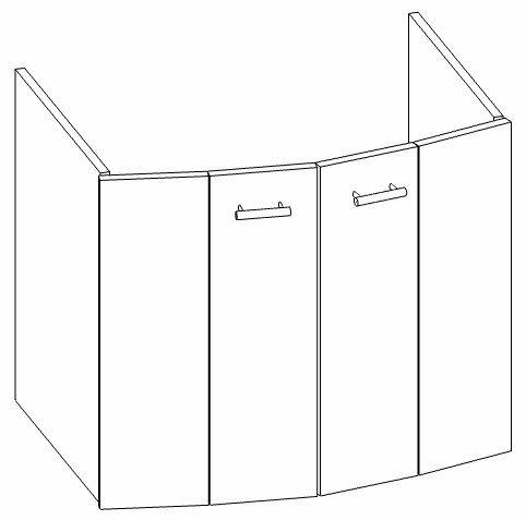 Heibad Waschtischunterschrank Basic