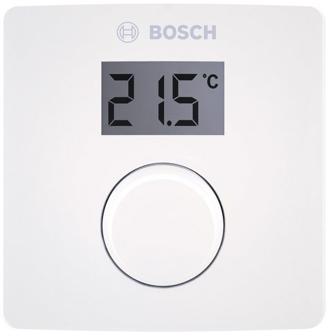 BOSCH Fernbedienung/Raumregler CR 10 H 82x82x23, mit Feuchtesensor für Kühlung