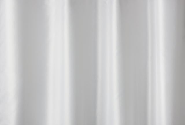 HEWI Duschvorhang Dekor uni weiß, Polyester, B:1400mm H:2000mm