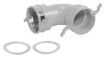 VA Bogen 90 Gr. ohne Befestigungs- sockel Durchm. 75/62 mm mit Dichtungen