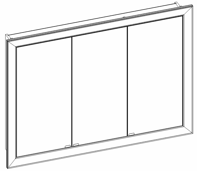 Heibad Spiegelschrank Rahmen Universal