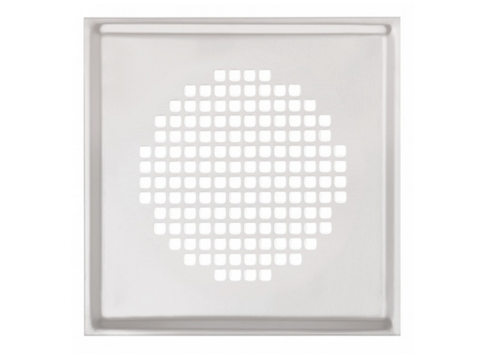 ZE Designgitter ComfoGrid Torino  quadr. DN125, 160x160mm, Edst., m.Filter