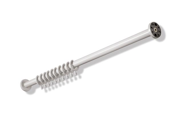 HEWI VH-Stange Ser 801, Sonderanf., 225-1725mm, suizidhemmend maigrün