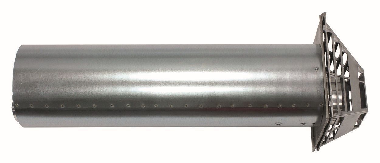 VA Luft-Abgasrohr VGR-sine 51/71 für Wandstärke max. 650 mm