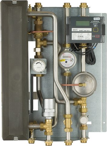 BOSCH Wärmeübergabestation WS V 50 N 50 kW, Anschlüsse oben/unten nickelgelöt