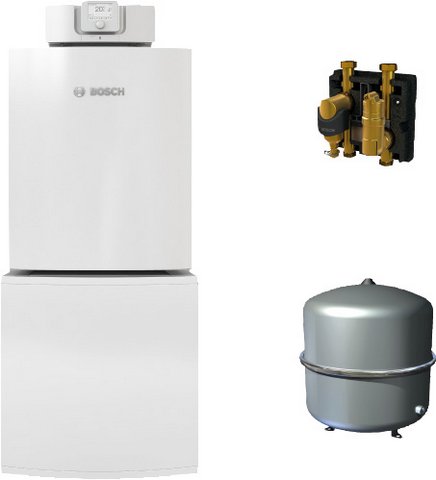 BOSCH Gas-BW-Basic-Paket BOPA GC7F05 GC7000F 15, WST 160-2 HRC, HS25/6