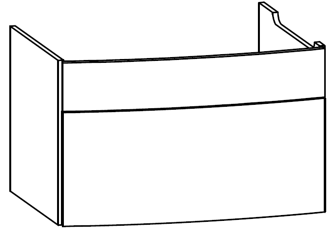 Heibad Waschtischunterschrank Brilliant