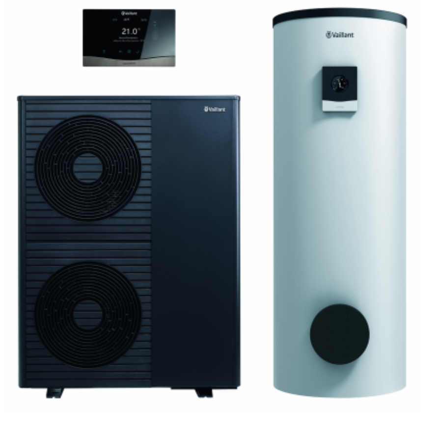 Vaillant  Paket 4.3324 aroTHERM plus /8.1 VWL 105/8.1 A 400V mit VIH RW 300/3 BR 8000044753
