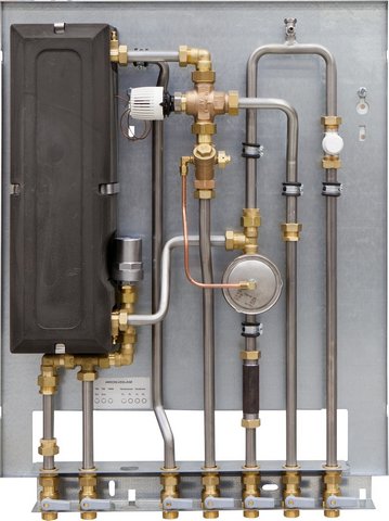 Junkers Bosch  Wärmeübergabestation WS T 50 K, 2 HK 50 kW, Anschlüsse unten, kupfergelötet 871859125