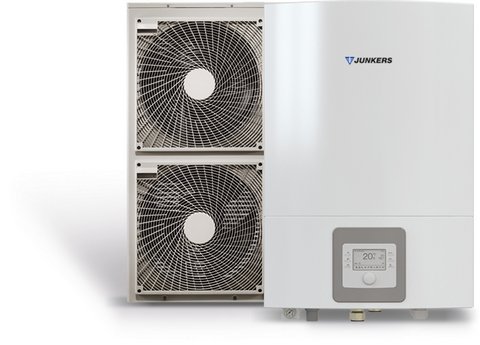 BOSCH Luft/Wasser-Wärmepumpe SUPRAECO A SAS 13-2 ASB, Split, 11 kW, bivalent