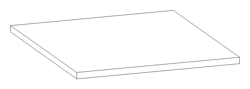 HB Ablageplatte Universal AP050UR9_BB 19x504x0mm