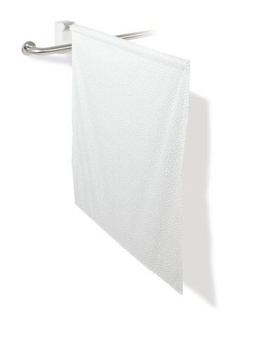 HEWI Duschspritzschutz LifeSystem, Dekor squares umber/sand aquablau