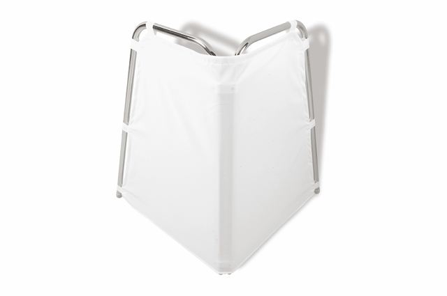 HEWI Standspritzschutz LifeSystem, Dekor uni weiß