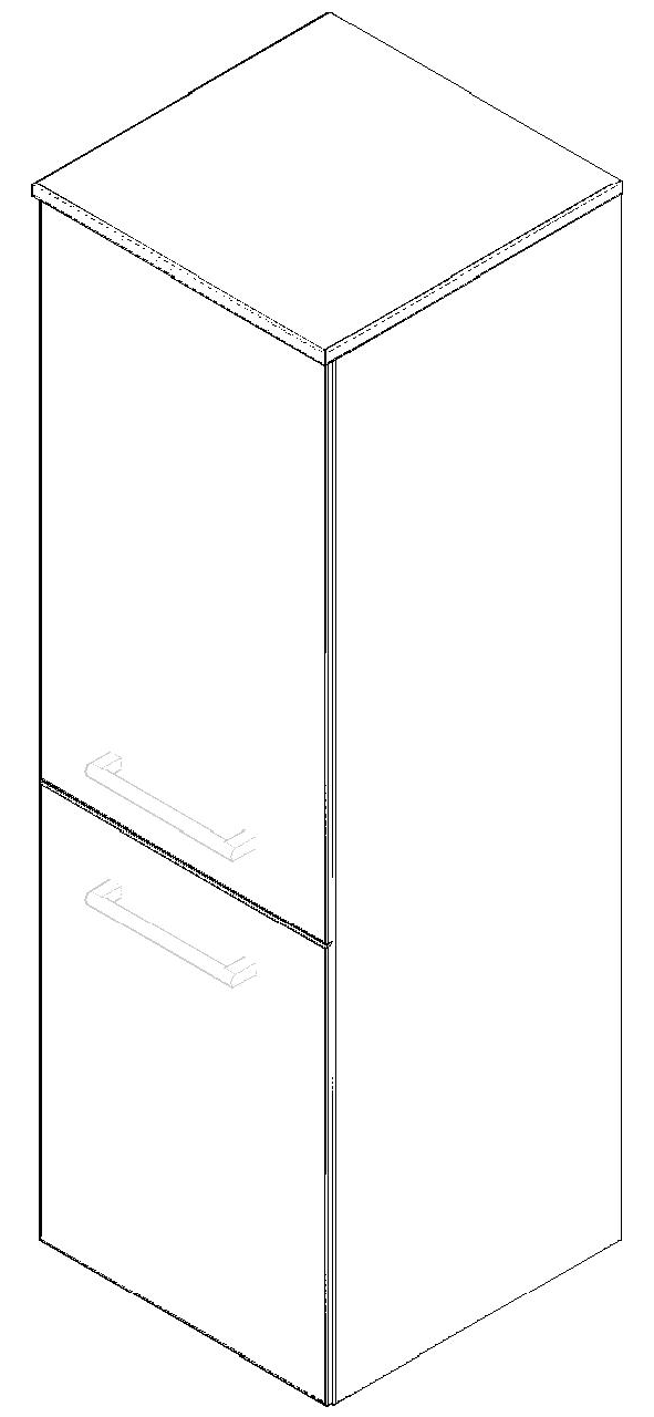 Heibad Halbhochschrank Modern 2.0