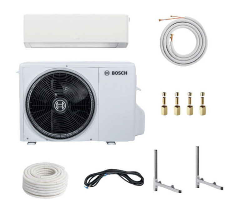 BOSCH Split-Klimapaket BOPA CL702 CL7000i26-Set, Wandkonsole, Doppelroh  7739624113