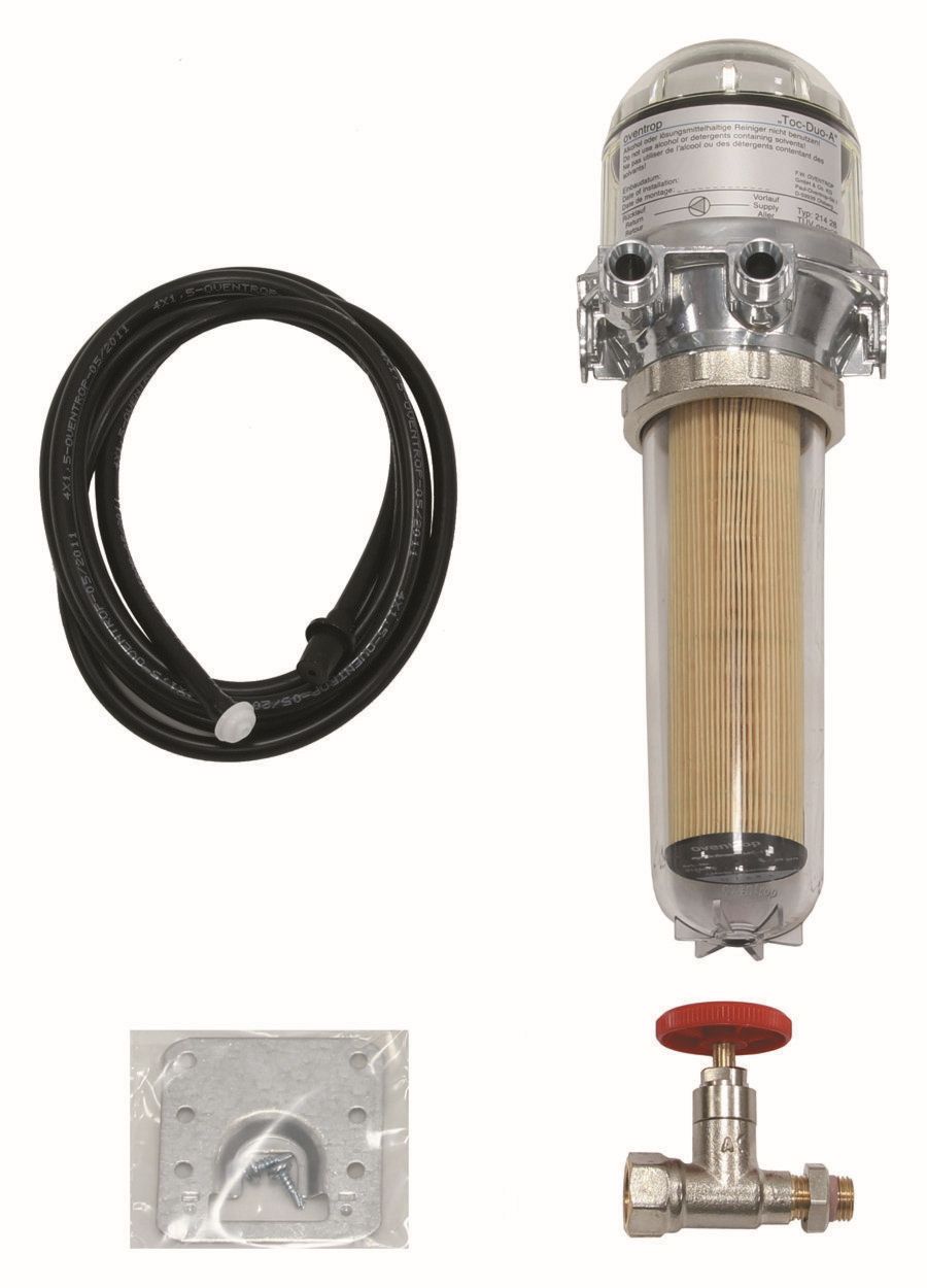 VA automatischer Öl-Entlüfter mit integr. Öl-Filter und Einsatz MC 18