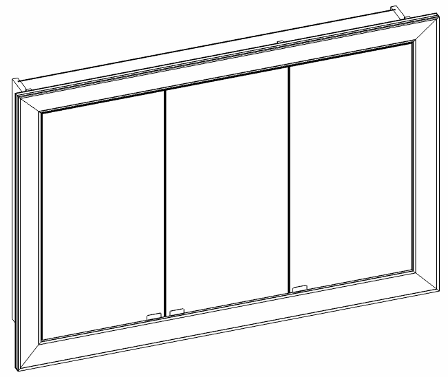 Heibad Spiegelschrank Rahmen Universal