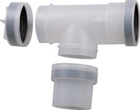BOSCH Abgaszubehör AZB 624 T-Stück mit Revisionsöffnung, d:80 mm