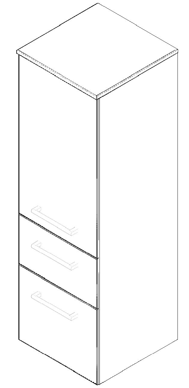 Heibad Halbhochschrank Modern 2.0