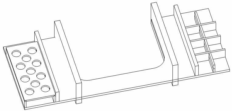 HB Schubkasteneinsatz BB Universal SKE 070 UN 4 L:48mmB:288mmT:240mm