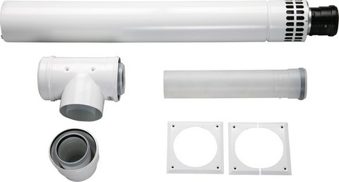 BOSCH Abgaszubehör AZB 632/2 Grundpaket waagerecht d:100/150mm