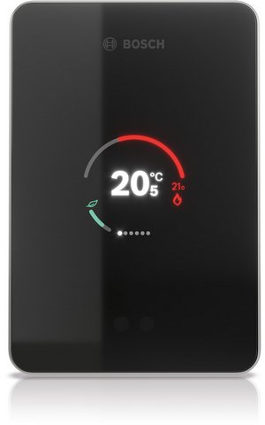 BOSCH smarter WLAN-Regler EasyControl Touch-Screen, App-Anbindung, schwarz