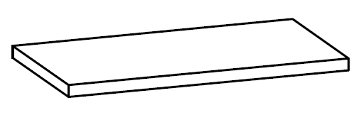 HB Ablageplatte Universal AP020UN1_BB 25x204x0mm