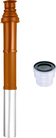 BOSCH Abgaszubehör AZB 634/1 senkrecht, d:100/150mm, L:1290mm, rot