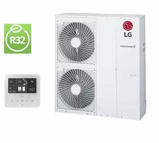 LG Wärmepumpe Monobloc Modell HM123M Monobloc mit 12 kW Leistung HM123MR. U34