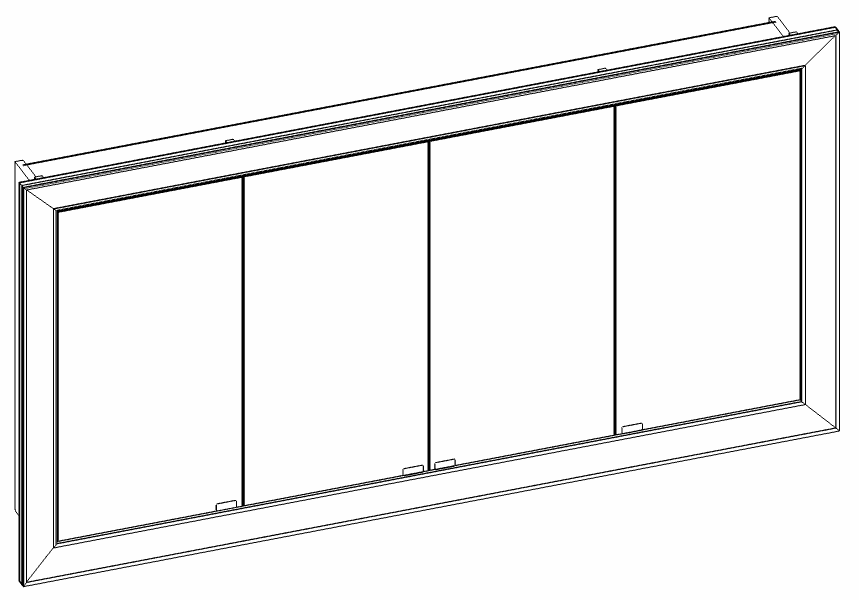 Heibad Spiegelschrank Rahmen Universal