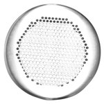 VA Zu-/Abluftgitter rund 125 mm Rundloch Edelstahl