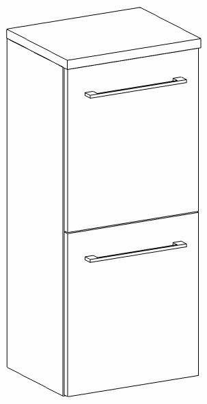 Heibad Halbhochschrank Modern