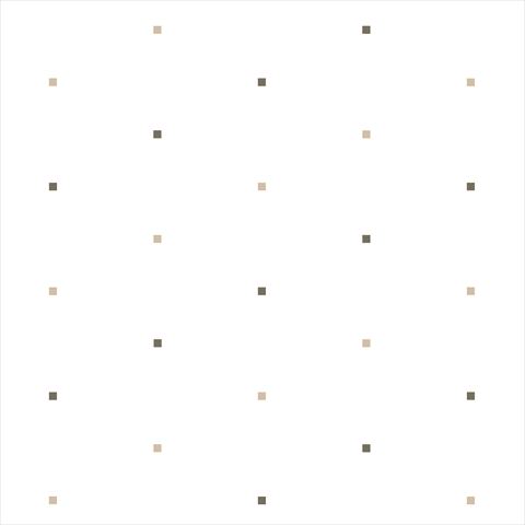 HEWI Duschvorhang squares umber/sand, Trevira CS, B:2000mm H:2000mm