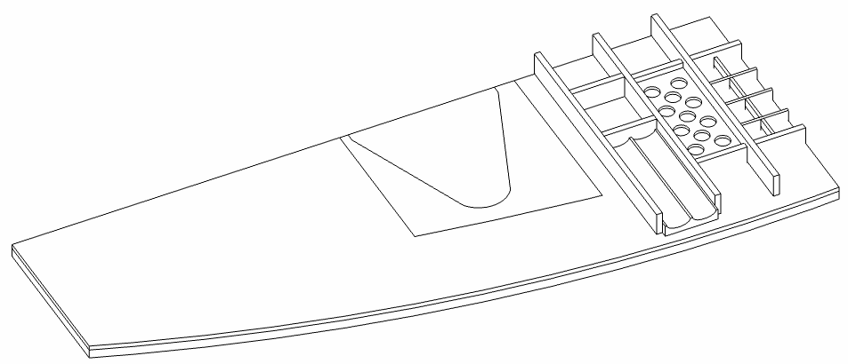 HB Schubkasteneinsatz BB Opal SKE 130 OP 2 L L:48mmB:1193mmT:460mm