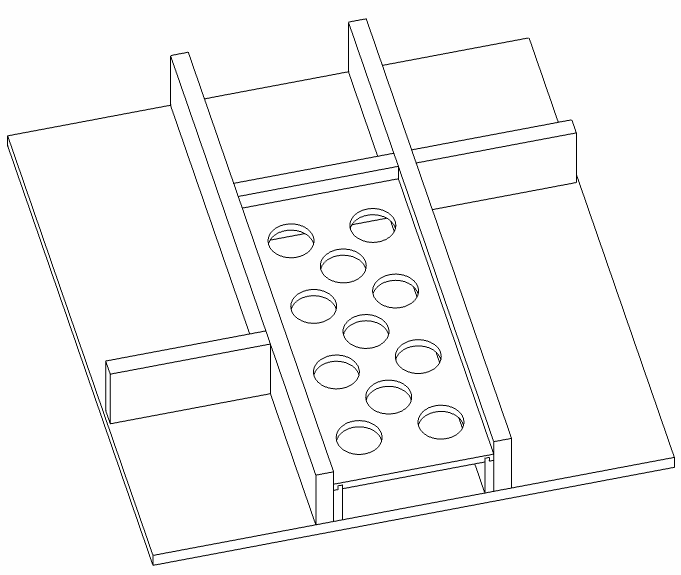 HB Schubkasteneinsatz BB Universal SKE 040 UN 2 L:48mmB:293mmT:320mm