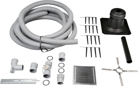 BOSCH Abgaszubehör AZB 1377 Grundpaket d:100 mm flexibel