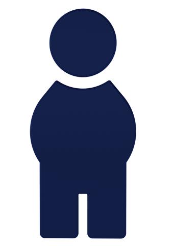 HEWI Symbol Mann Ser 801, selbstklebend stahlblau