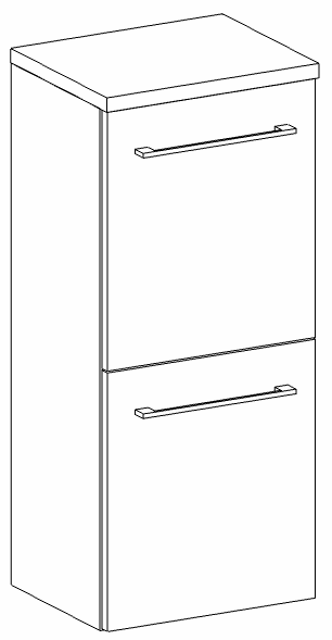 Heibad Halbhochschrank Modern