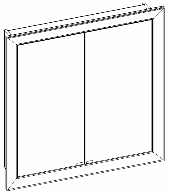 Heibad Spiegelschrank Rahmen Universal