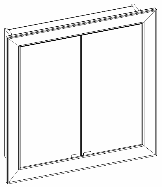 Heibad Spiegelschrank Rahmen Universal
