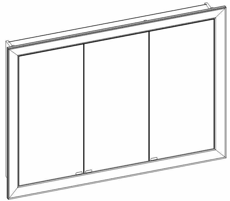 Heibad Spiegelschrank Rahmen Universal
