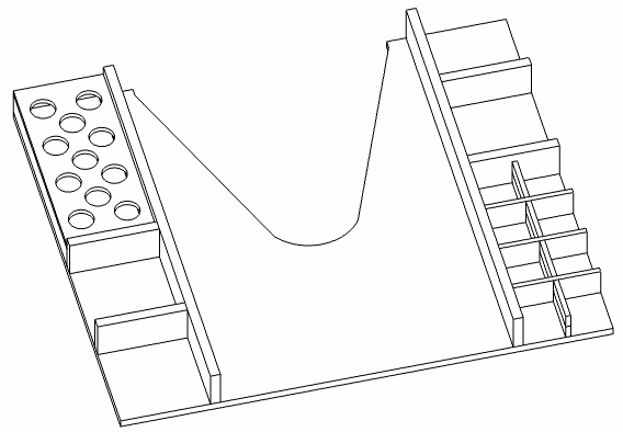 HB Schubkasteneinsatz BB Universal SKE 060 UN 6 L:48mmB:493mmT:420mm