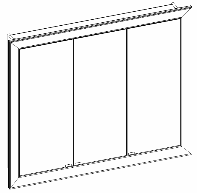 Heibad Spiegelschrank Rahmen Universal