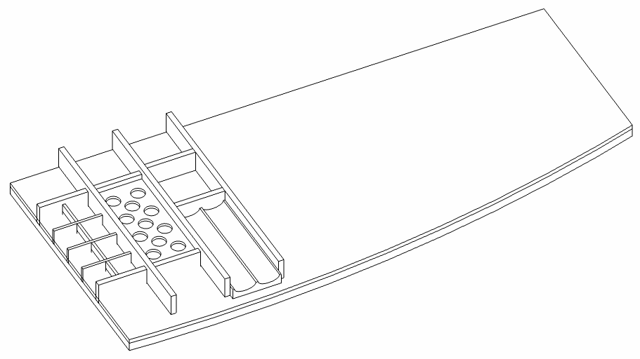 HB Schubkasteneinsatz BB Opal SKE 110 OP 2 R L:48mmB:993mmT:460mm