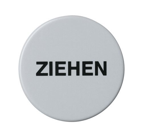 HEWI Symbol ZIEHEN, d:52mm, selbstkl. felsgrau