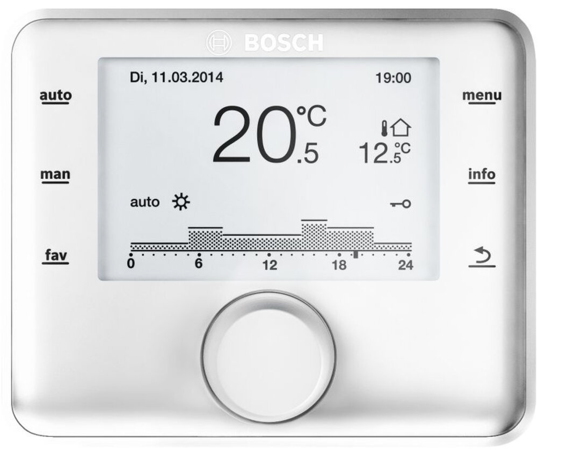 BOSCH außentemperaturgef. Regler CW 400 für bis 4 Heizkreise und 2 WW-Ladekreise