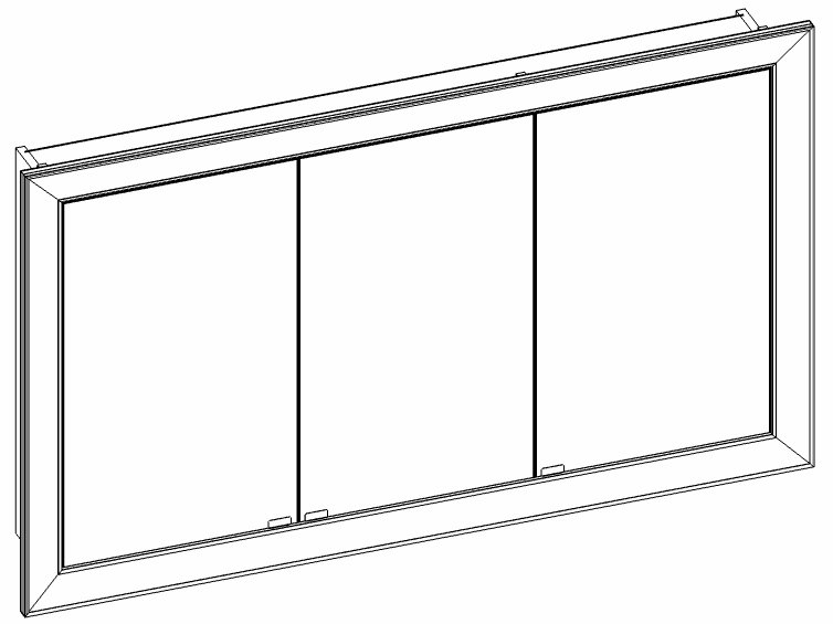 Heibad Spiegelschrank Rahmen Universal