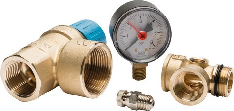 BOSCH Zubehör für Solewärmepumpen Ventilsatz 4,0 bar, manuelle Entlüftung